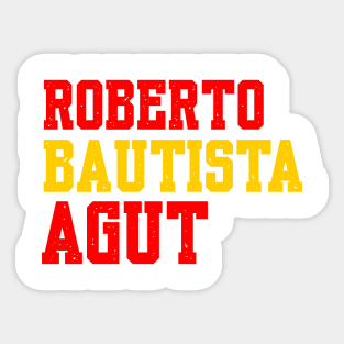 TENNIS PLAYERS: ROBERTO BAUTISTA AGUT Sticker